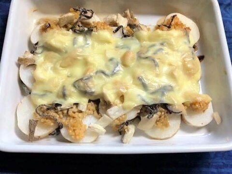 長芋と納豆のチーズ焼き